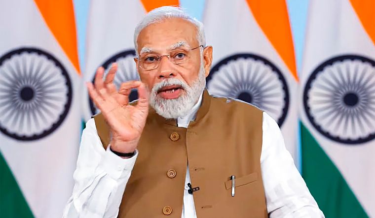 Modi sets ambitious goals: Indian on moon by 2040, space station by 2035 - Vimarsana News